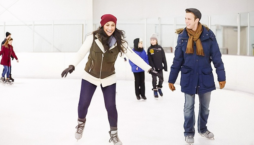 actividad patinaje en invierno en jaca