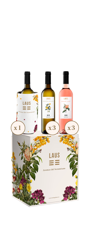 Estuche LAUS Chardonnay-Garnacha y LAUS Rosado